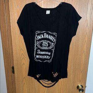 Jack Daniels Black Women's Top